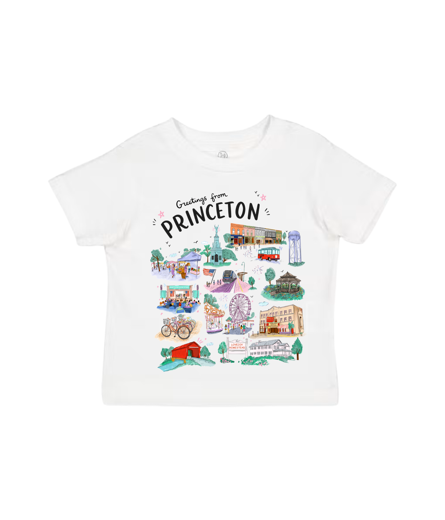 Greetings from Princeton Tee