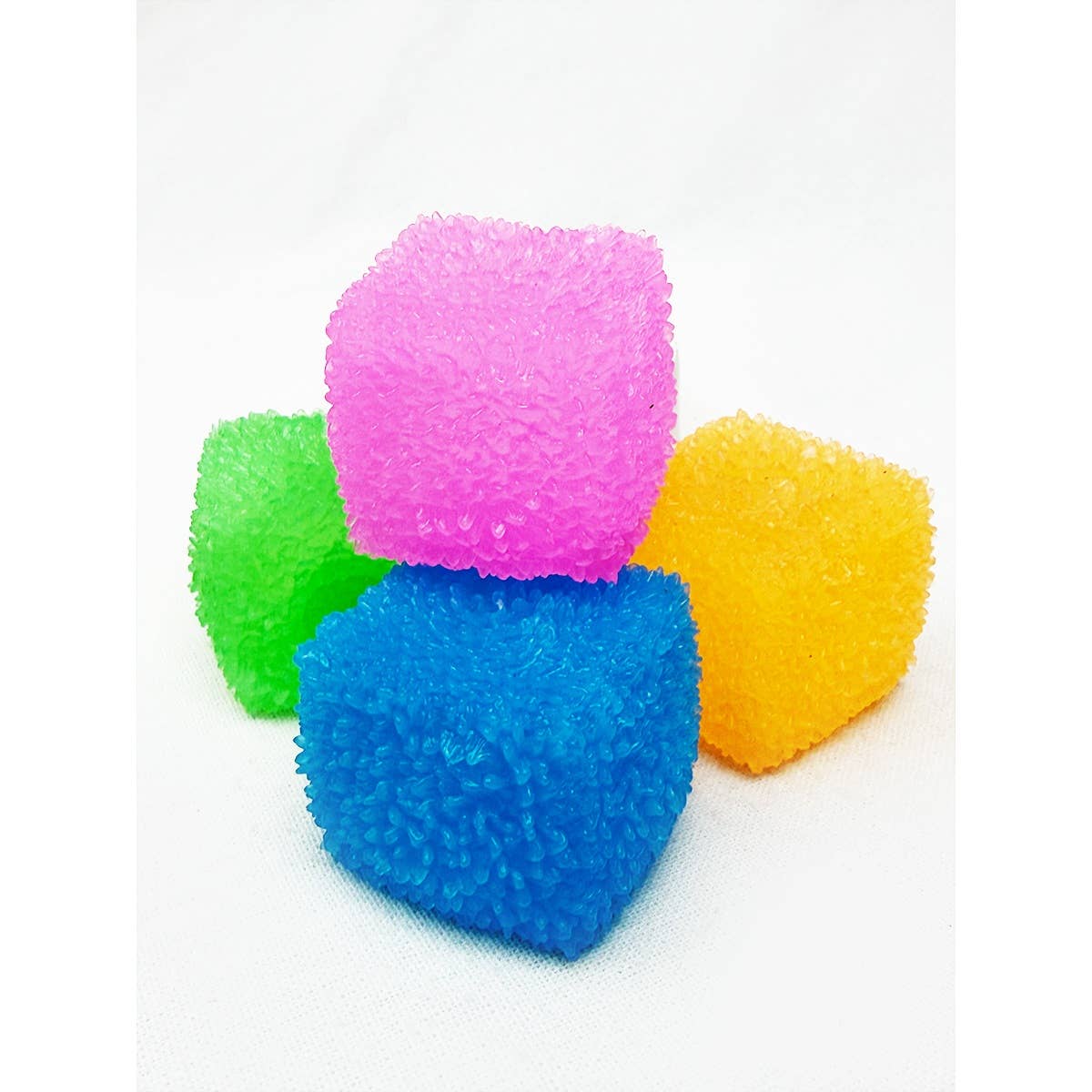 Viral Textured Ice Cube Squishy Toy