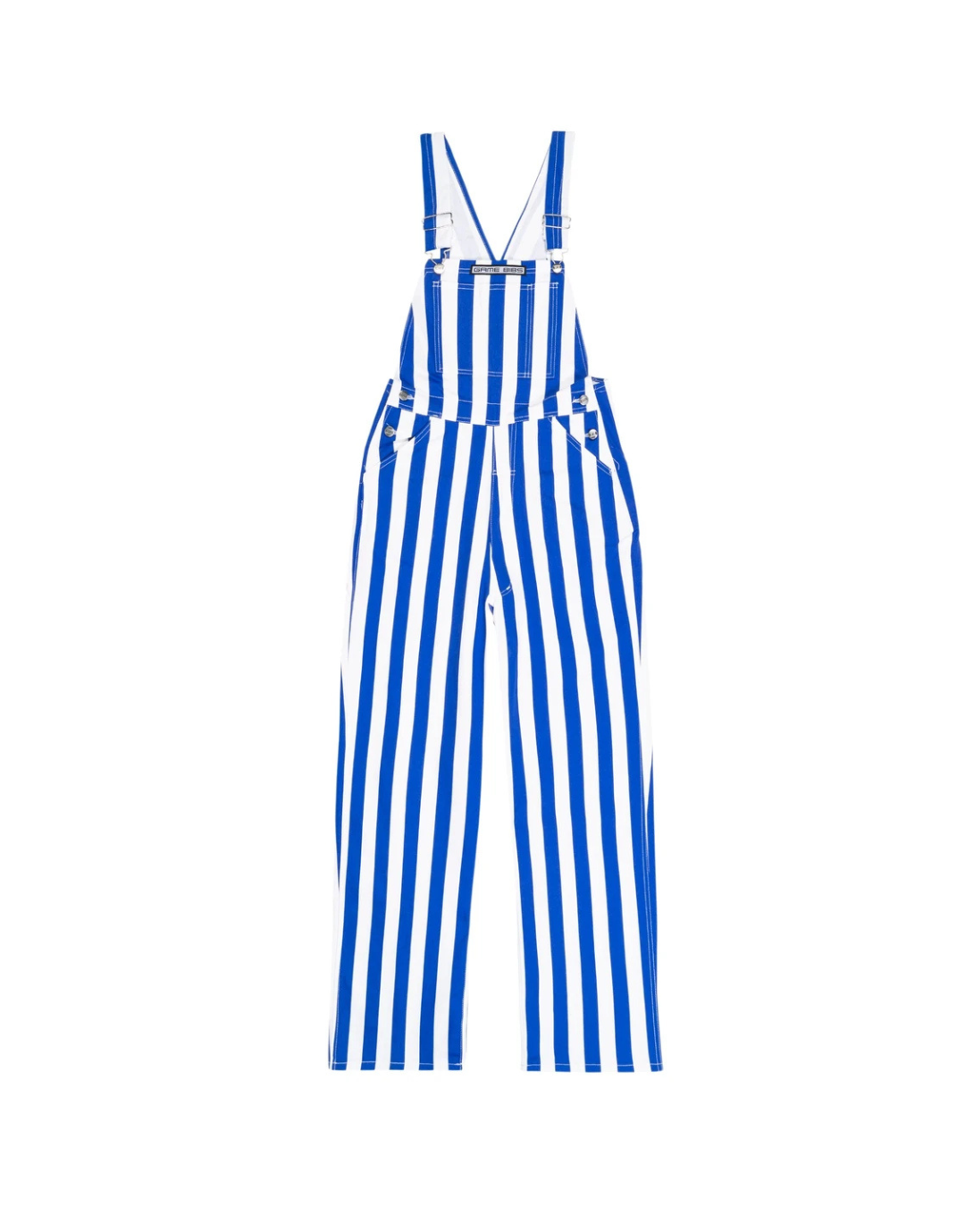 Blue & White Stripe Bibs