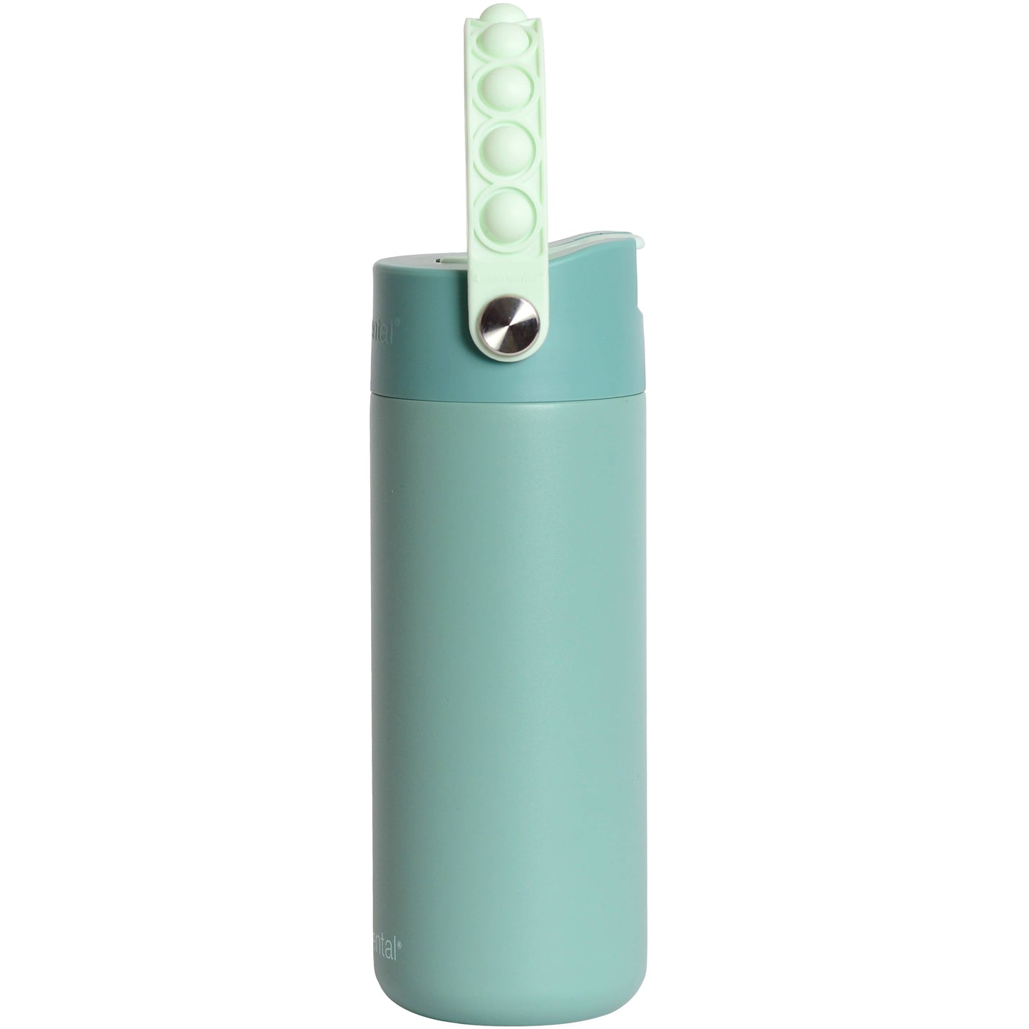 Fidget Handle Kids Stainless Bottle 18oz Sage