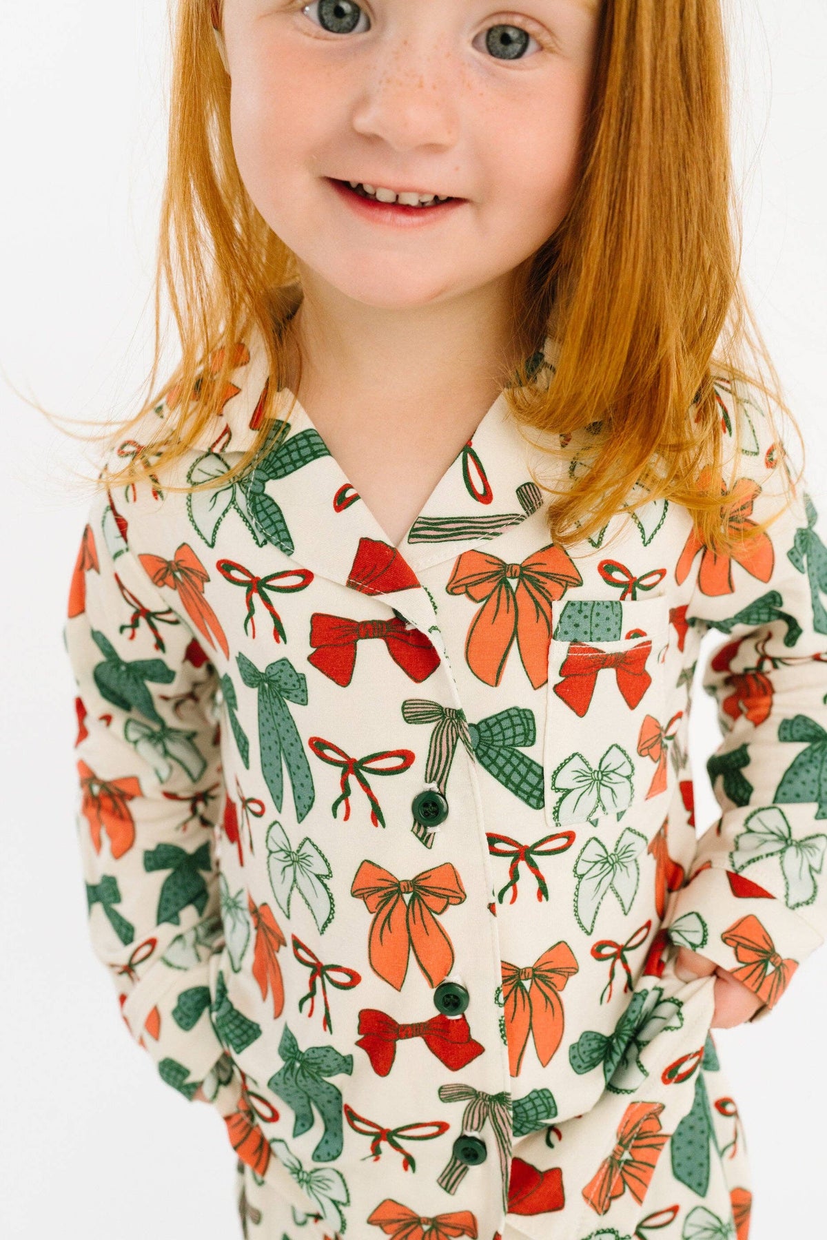 Merry Bows Bamboo Button Up Set
