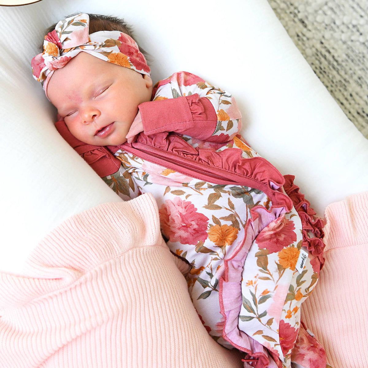 Felicity RUFFLE ZIP Bamboo Pajamas