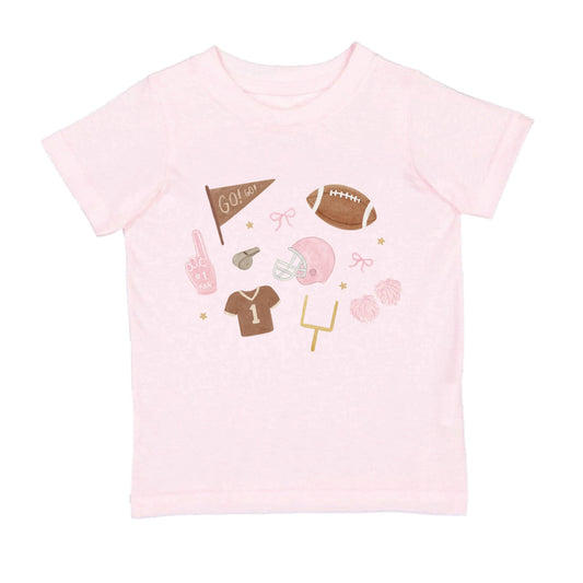 Game Day Icon Short Sleeve T-Shirt - Kids Clothing -Football
