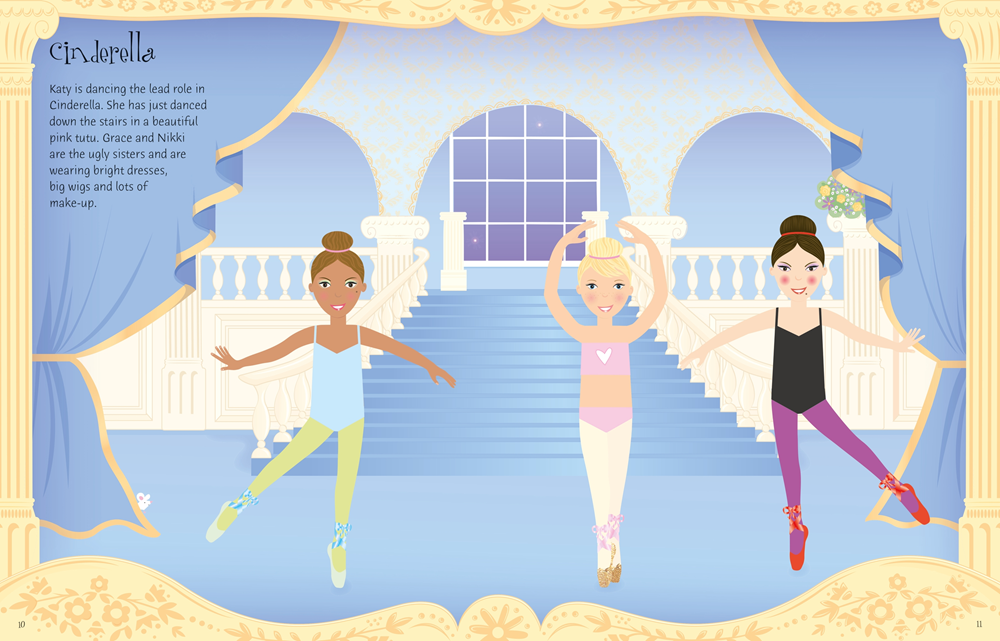 Sticker Dolly Dressing Ballerinas: Usborne