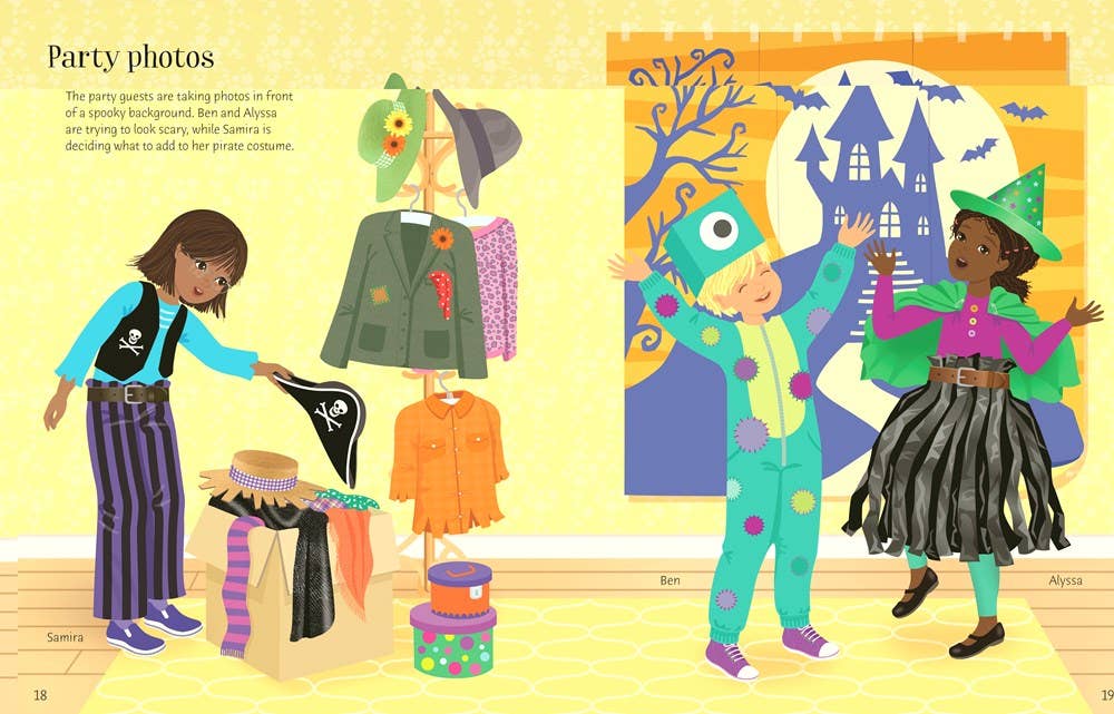 Sticker Dolly Dressing Halloween Party: Usborne