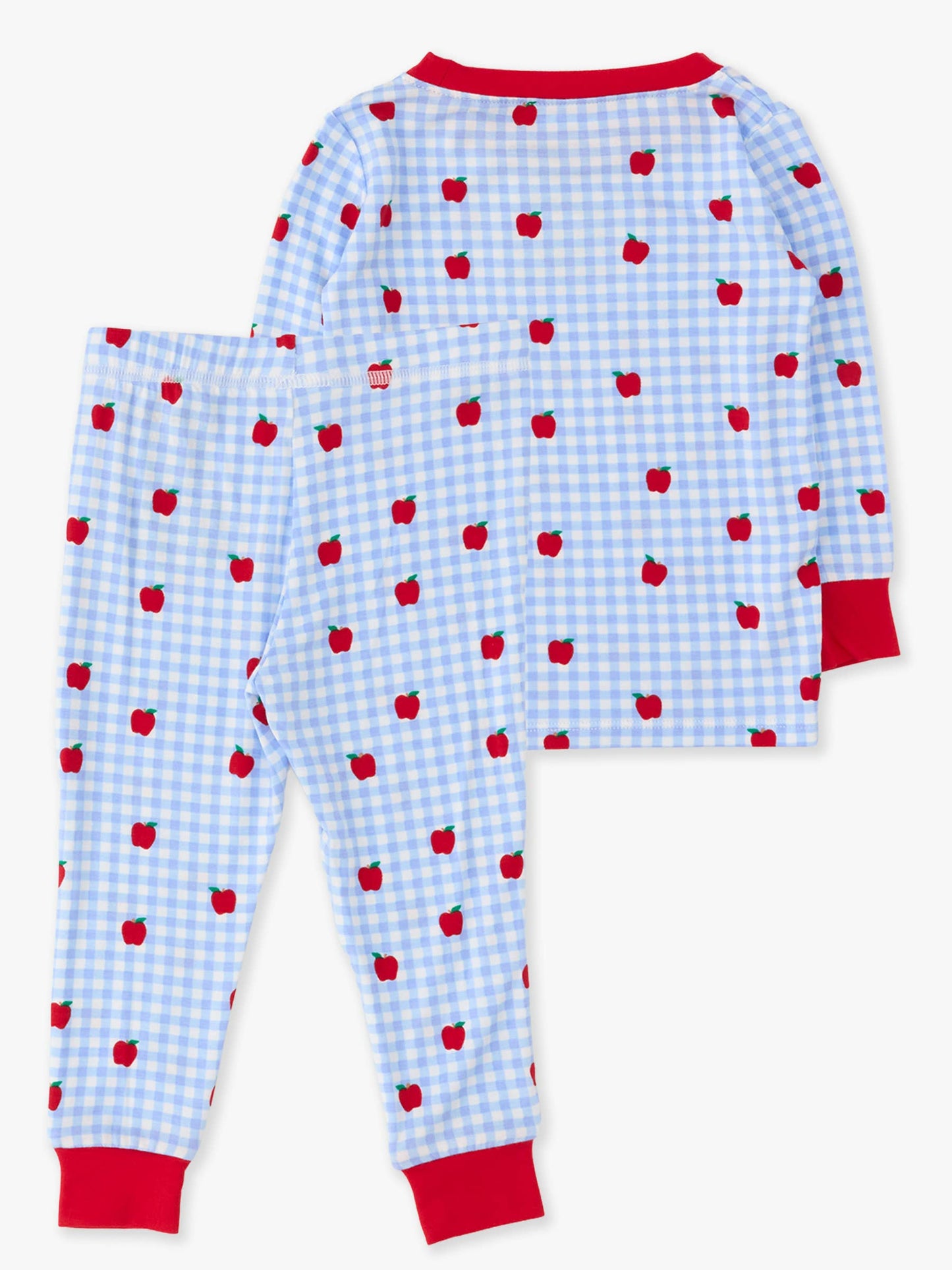 Apple Gingham Long Sleeve Pajamas