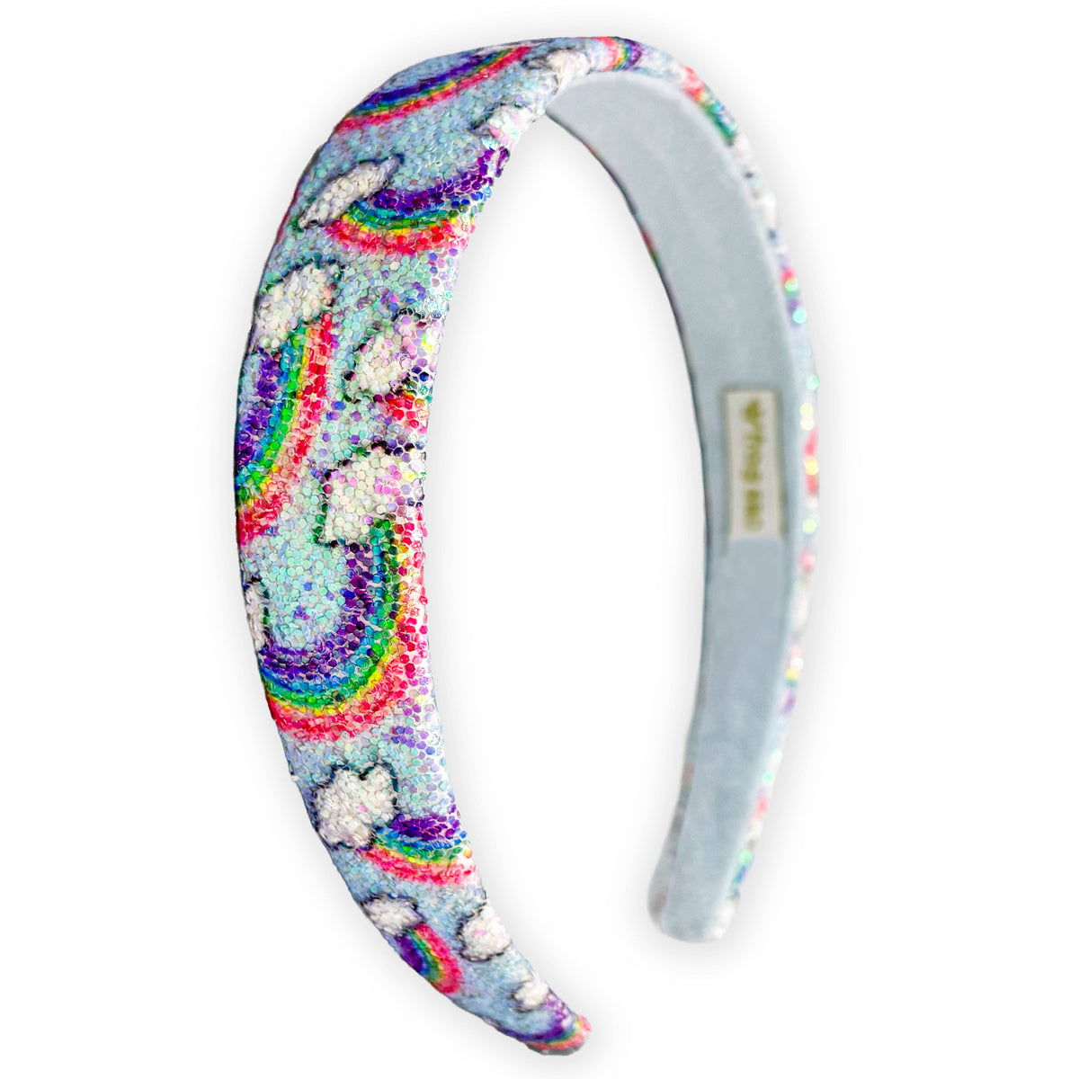 Rainbow Glitter Headband - Kids Hair Accessories
