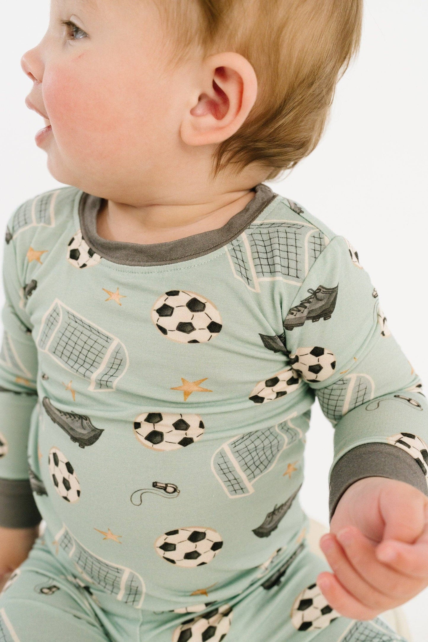 Soccer Season Bamboo 2Pc Set