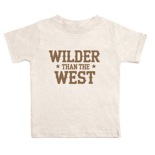 Wilder Than The West Western Short Sleeve T-Shirt - Kids
