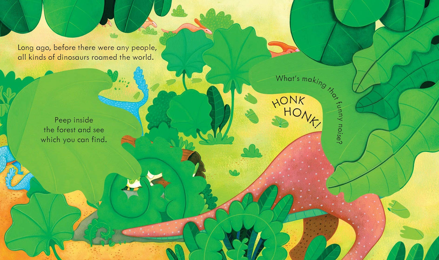 Peek Inside Dinosaurs : Usborne