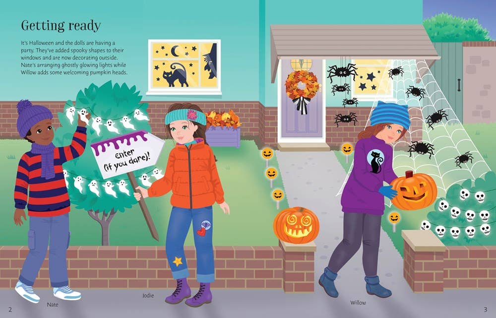 Sticker Dolly Dressing Halloween Party: Usborne