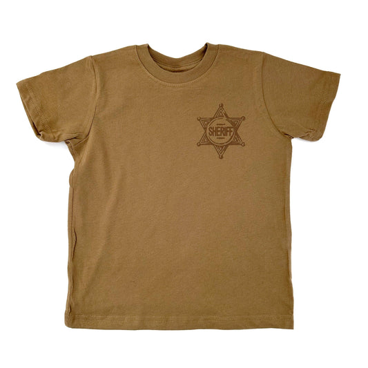 Boys Sheriff Tee, Kids Cowboy Shirt