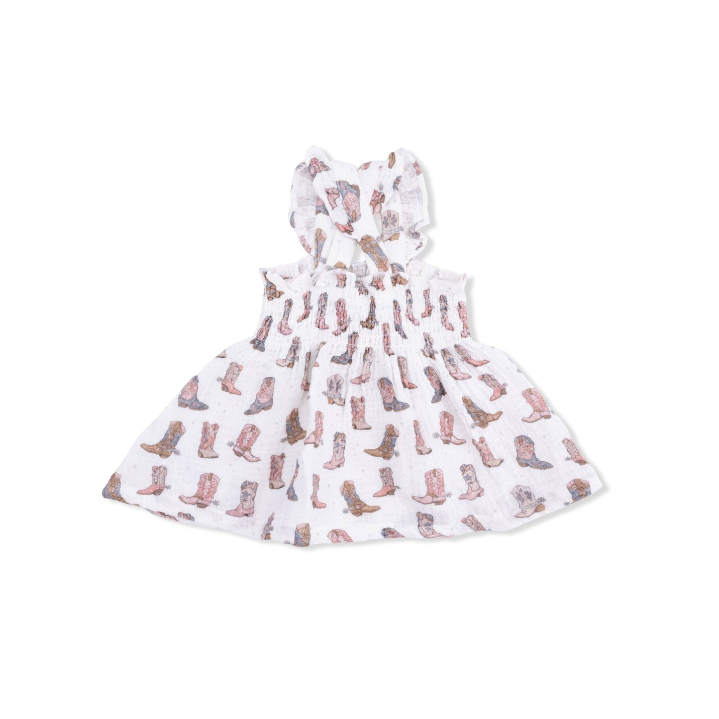 Cowgirl Boots - Smocked Top with Bloomer