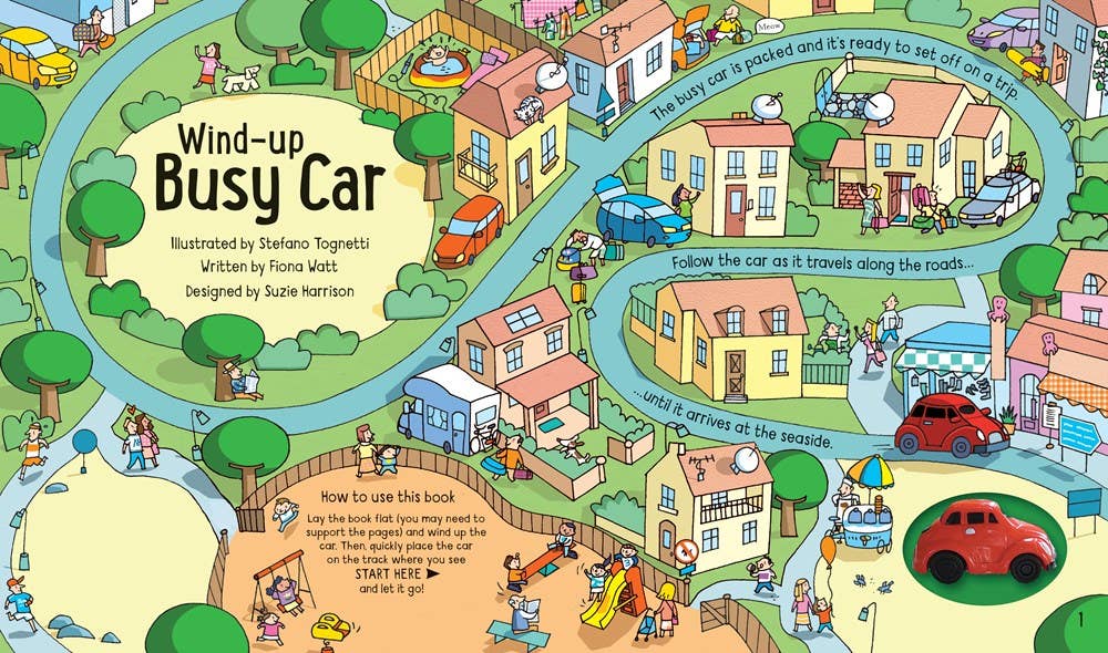 Wind-Up Busy Car: Usborne
