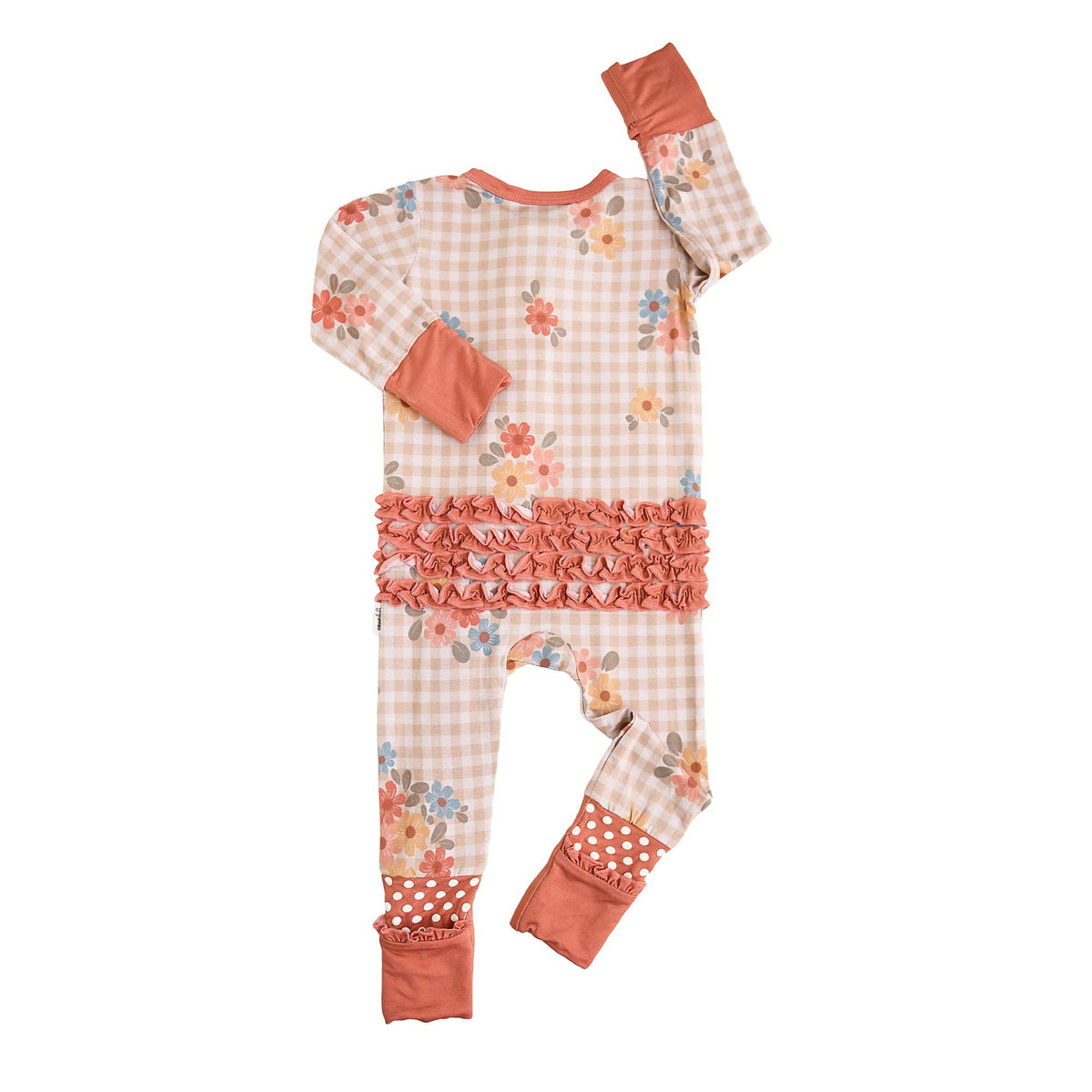 Callie RUFFLE ZIP Bamboo Pajamas
