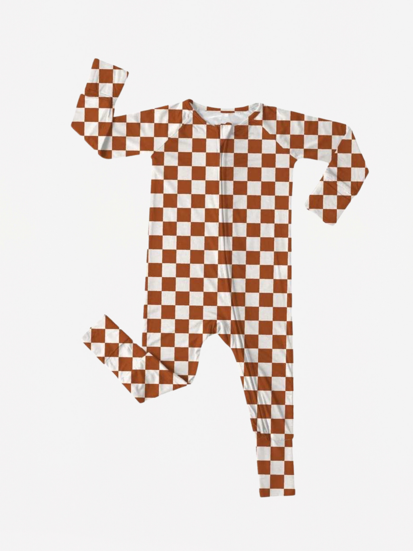 Rust Checkered Zippy