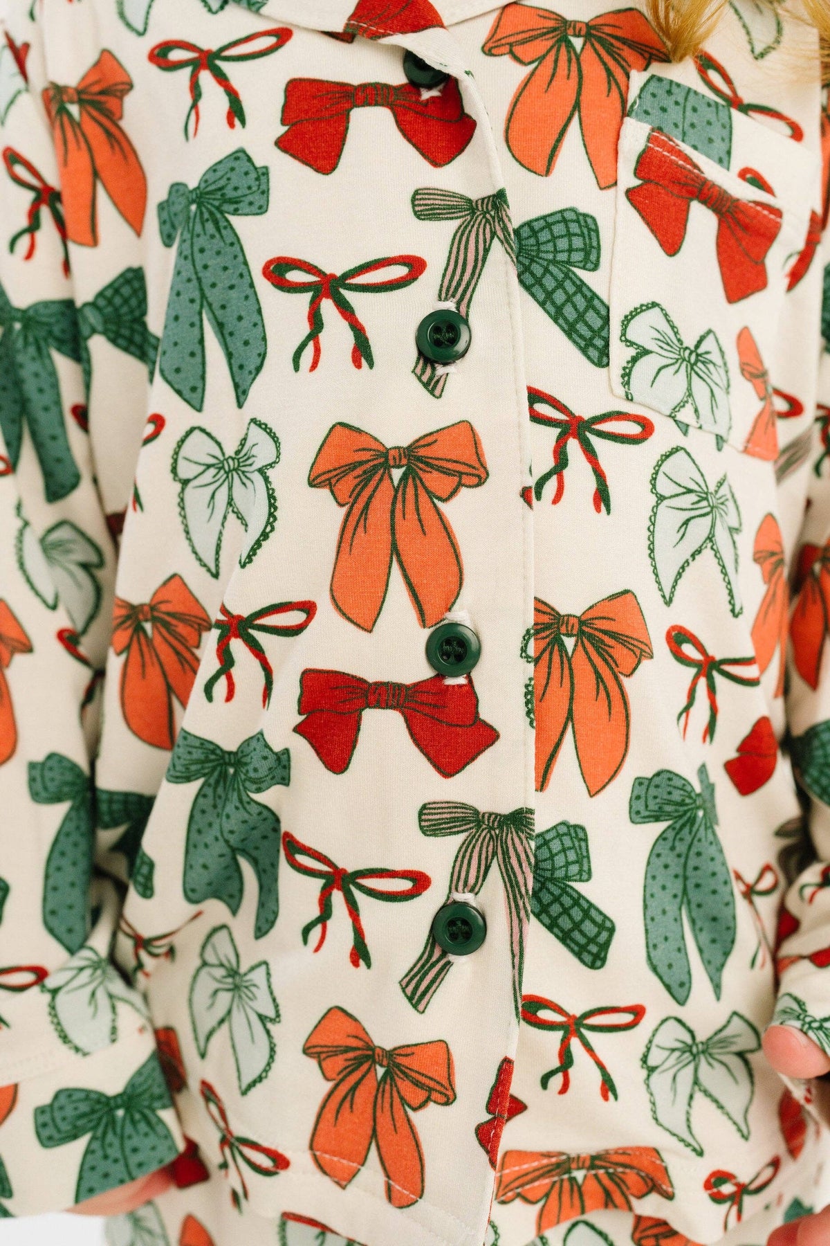 Merry Bows Bamboo Button Up Set