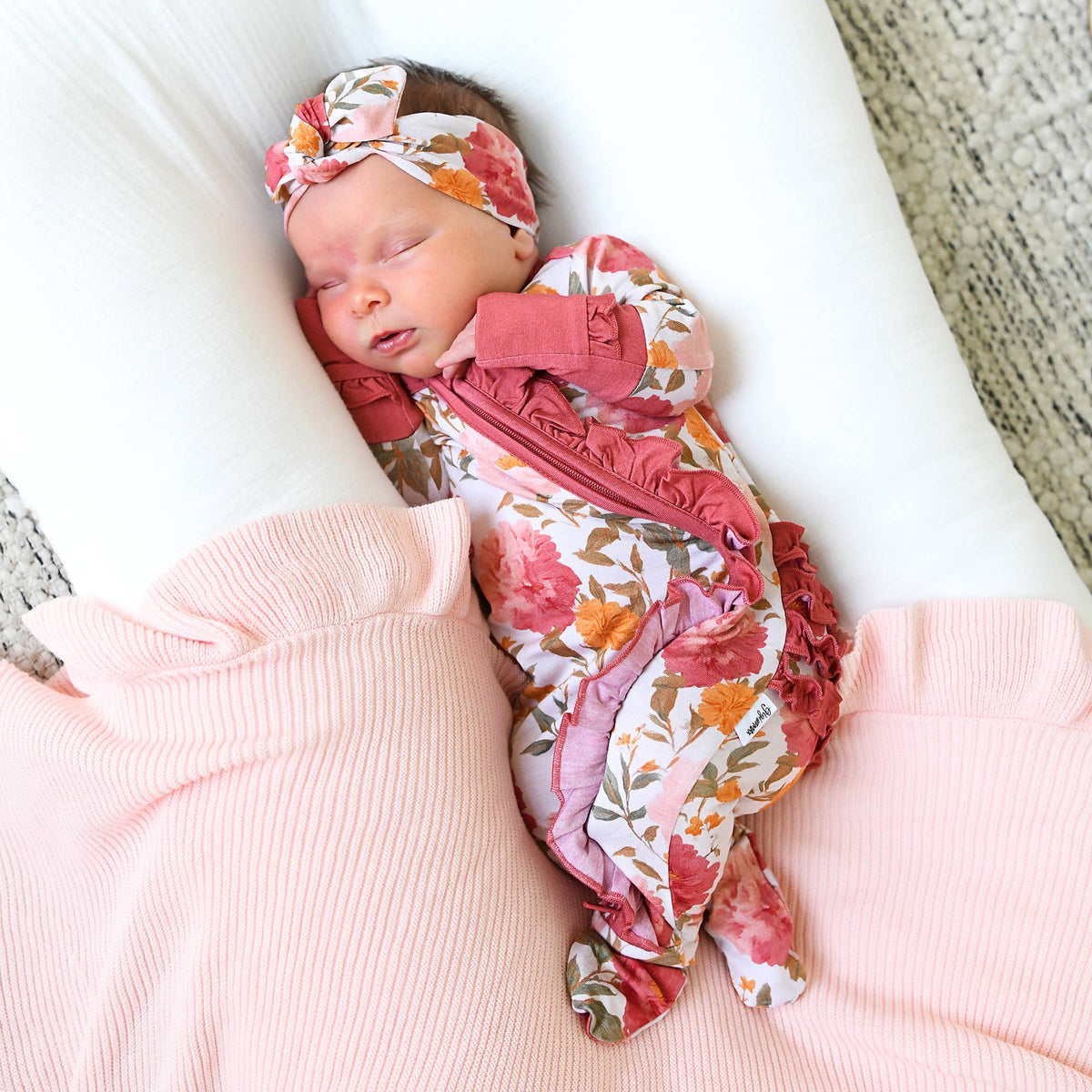 Felicity RUFFLE ZIP Bamboo Pajamas