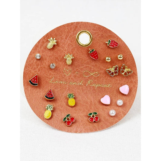 Everyday Fruity Minimal Earrings