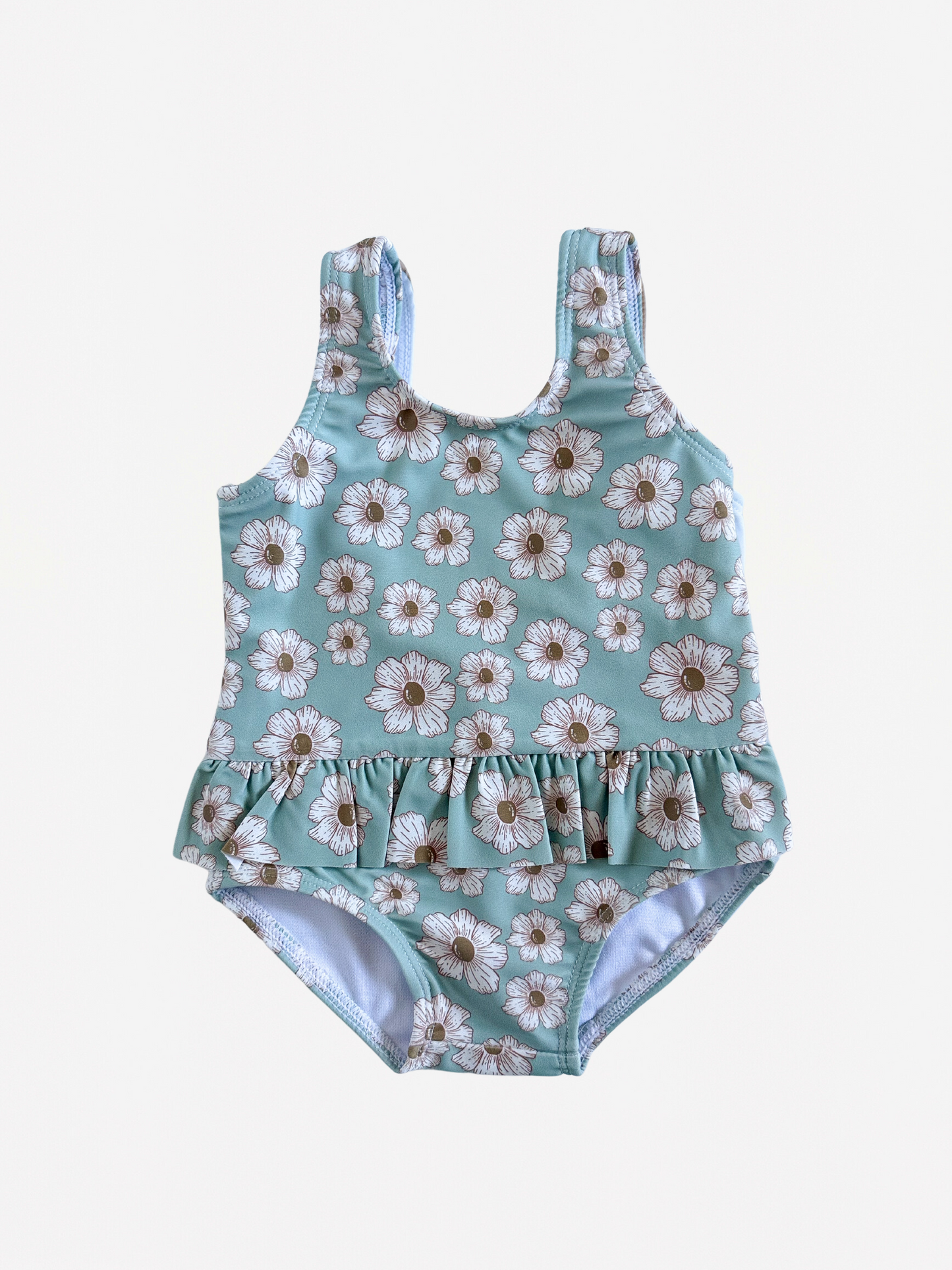 Daisy Ruffle Skirted One Piece Swimsuit