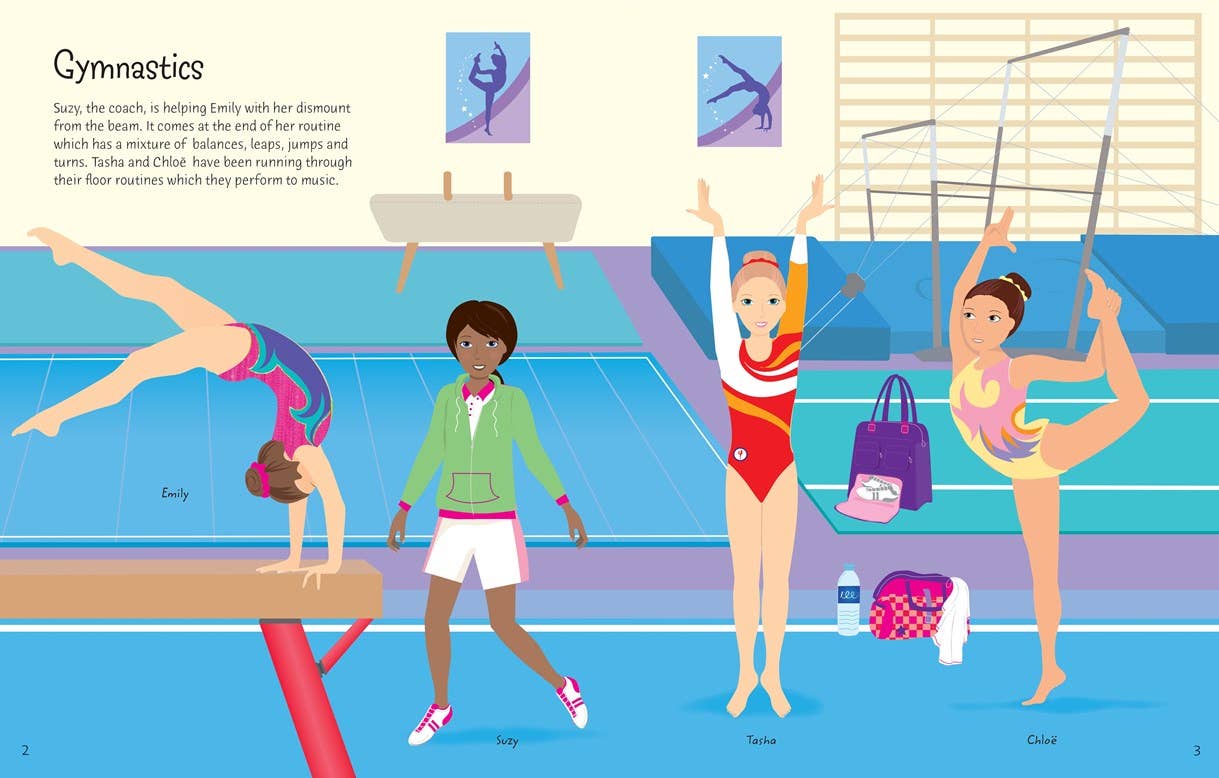 Sticker Dolly Dressing Sports: Usborne