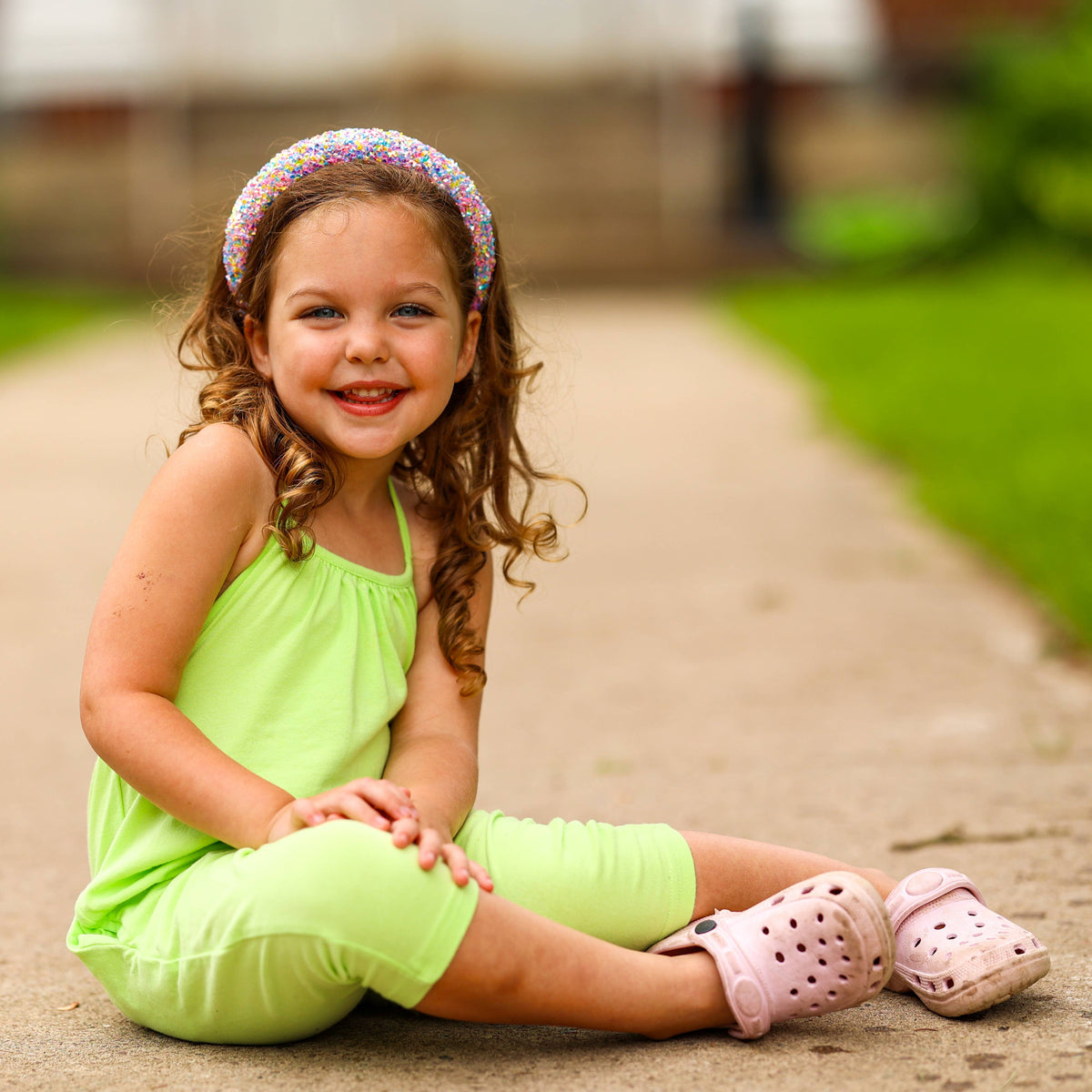 Kids Padded Headband - Chunky Sequin Hair Band