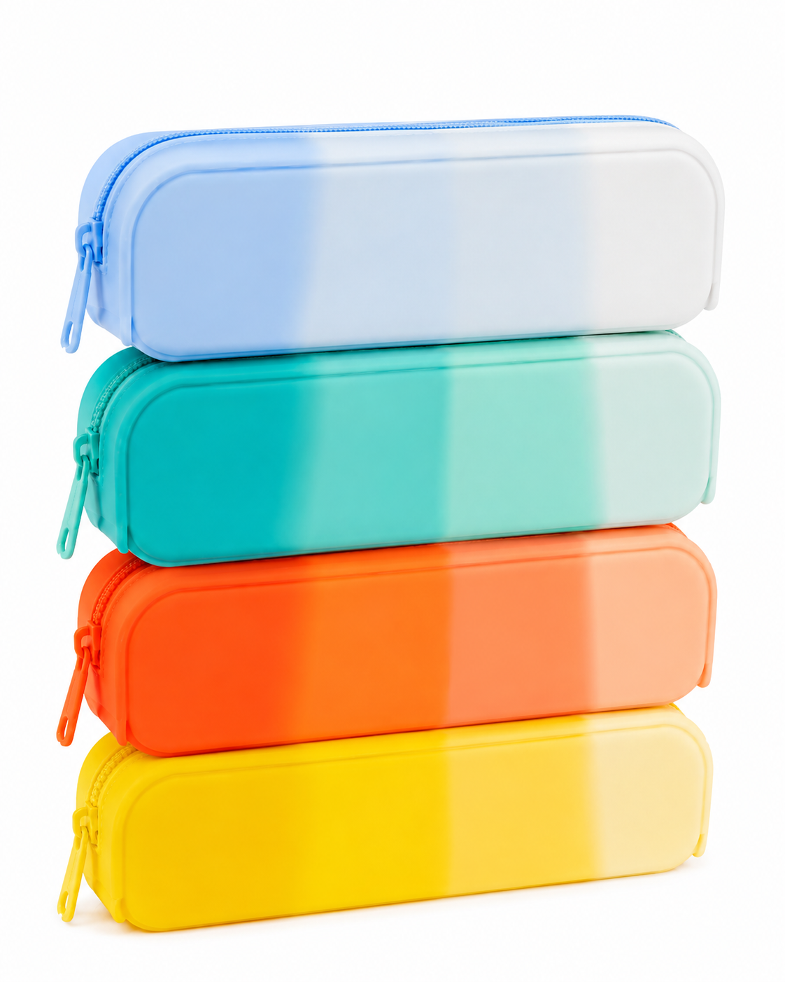 Silicone Ombré Pencil Bag
