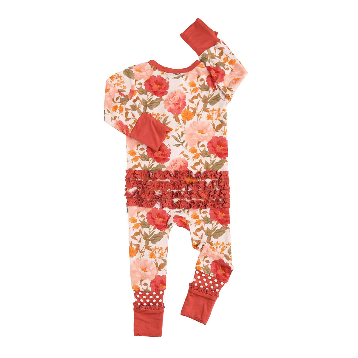 Felicity RUFFLE ZIP Bamboo Pajamas