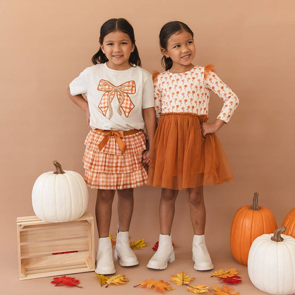 Cinnamon Long Sleeve Tutu Dress