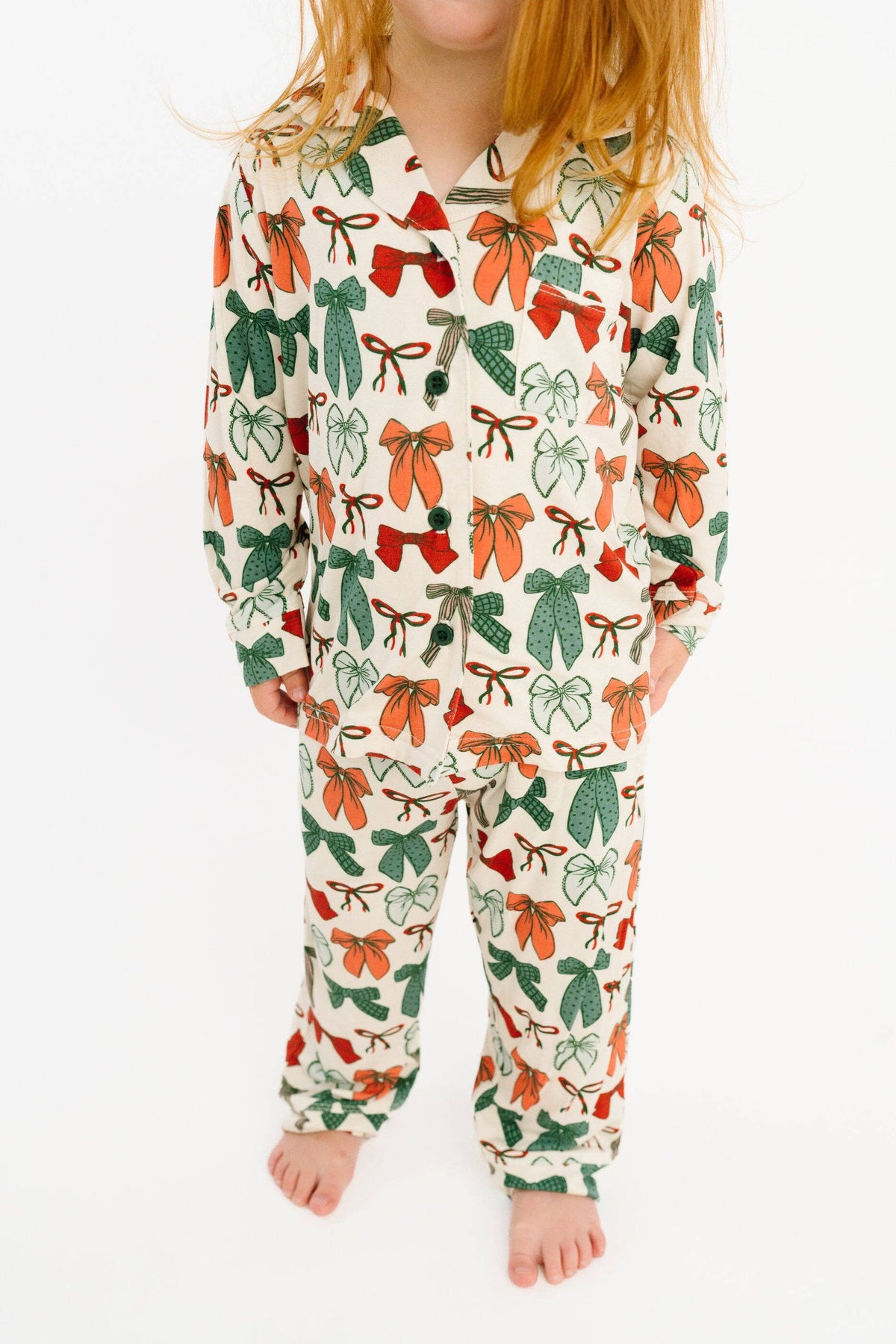 Merry Bows Bamboo Button Up Set