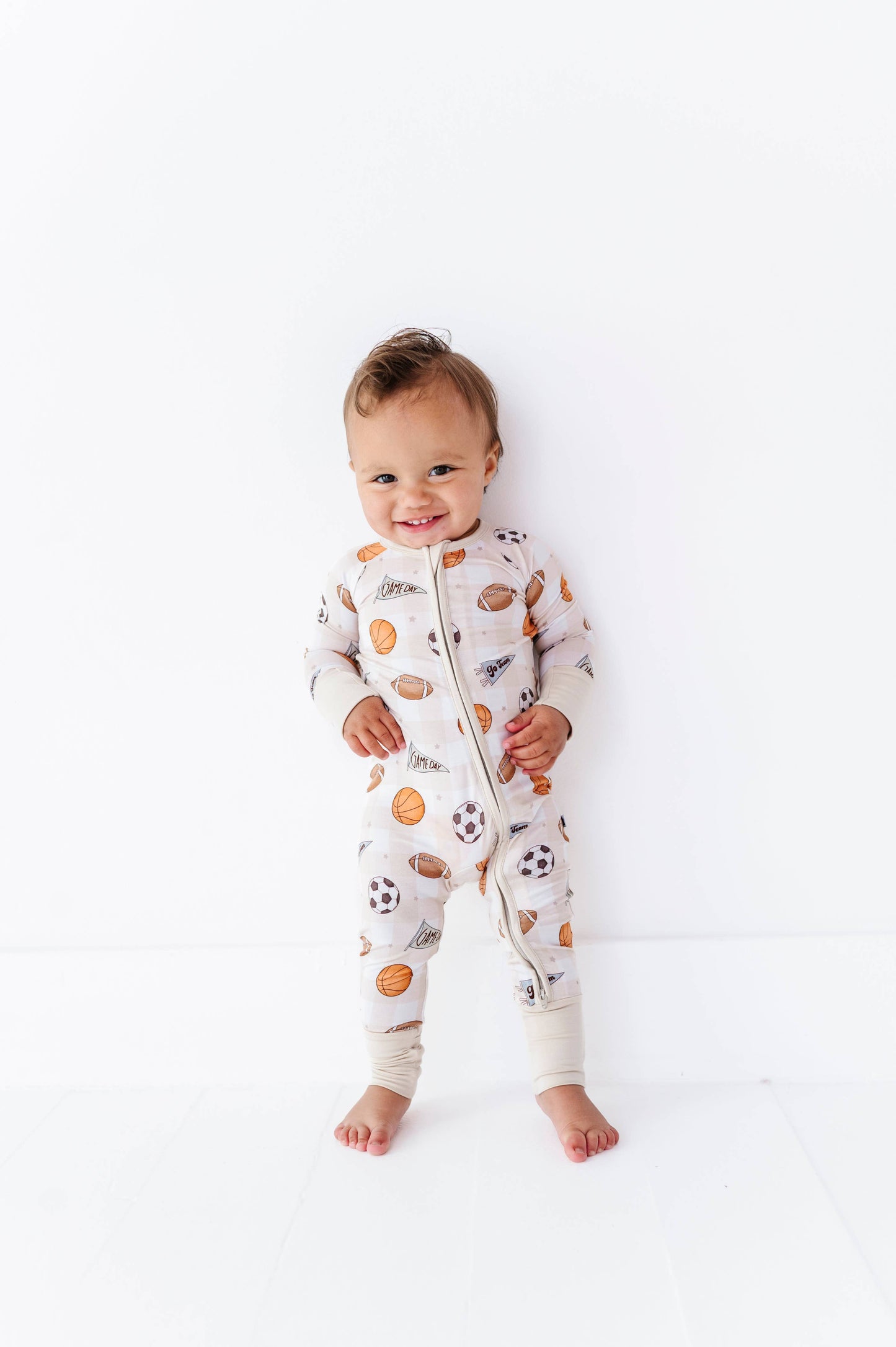 Game Day Gingham Convertible Footies