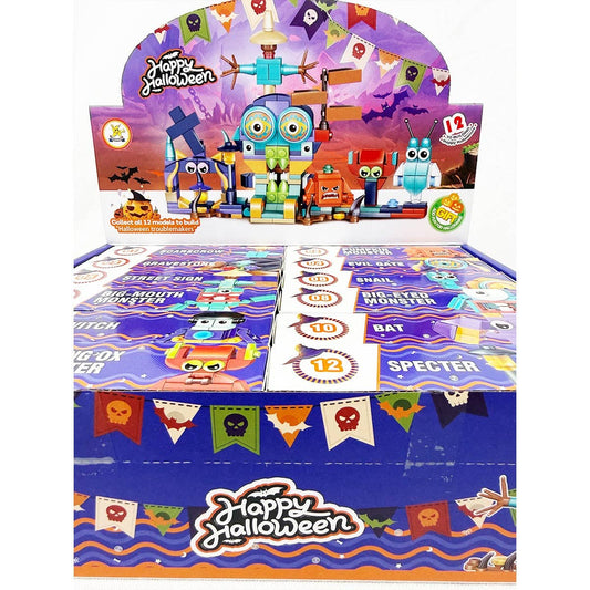 Halloween Theme Building Block Toy Set
