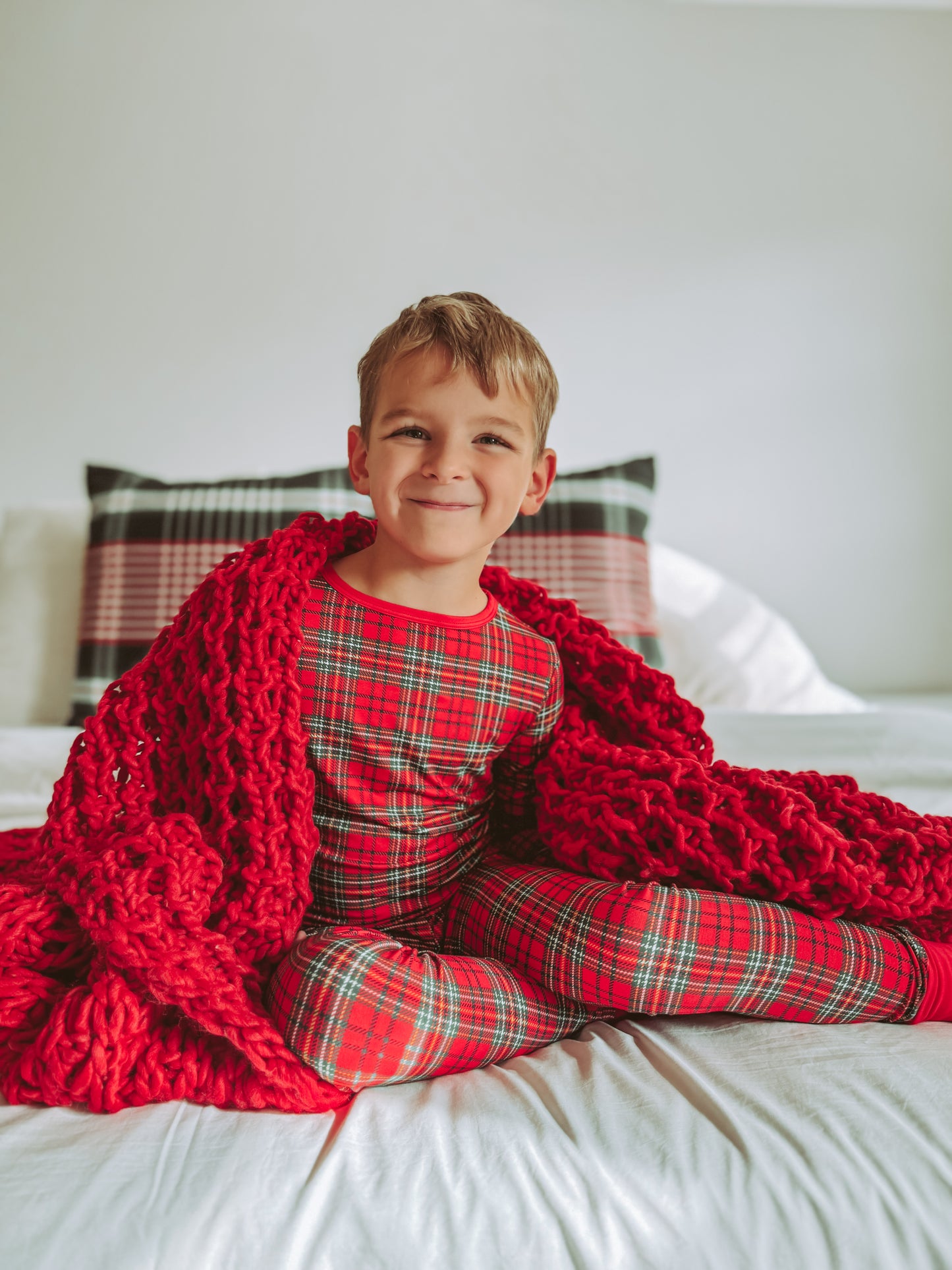 Cozy Check 2PC Bamboo Pajamas