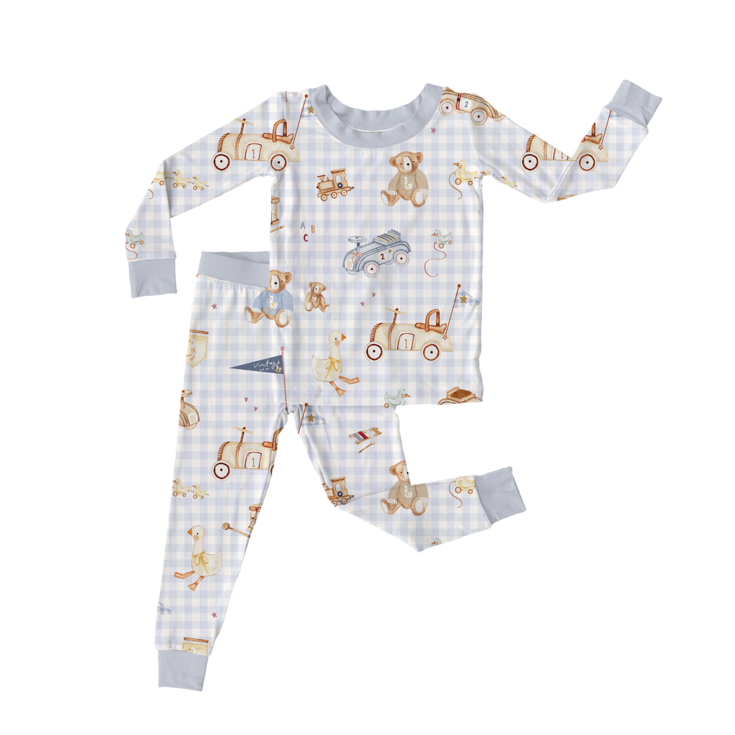 Toybox Tales 2pc Bamboo Pajamas