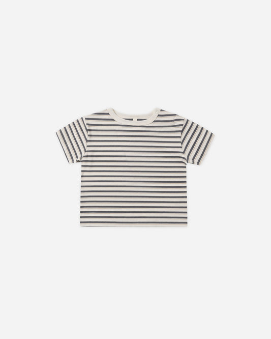 Boxy Tee Vintage Stripe