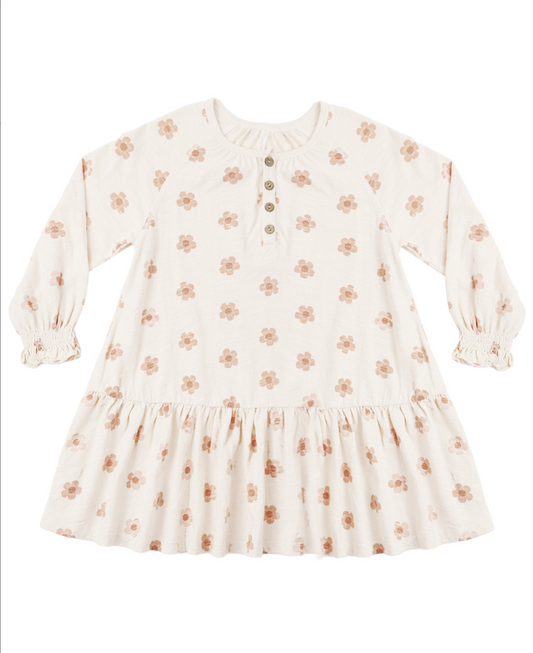 Swing Dress - Pink Daisies