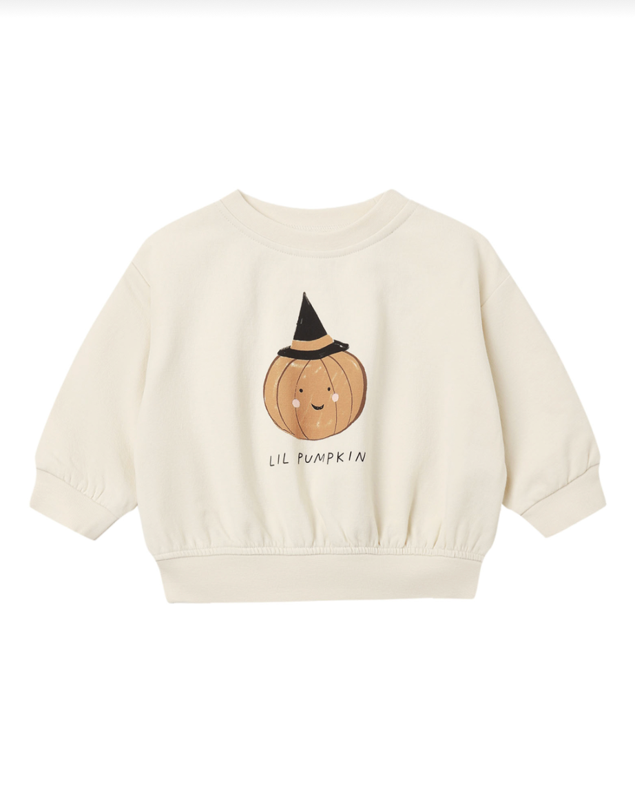 Relaxed Fleece Sweatshirt Lil Pumpkin