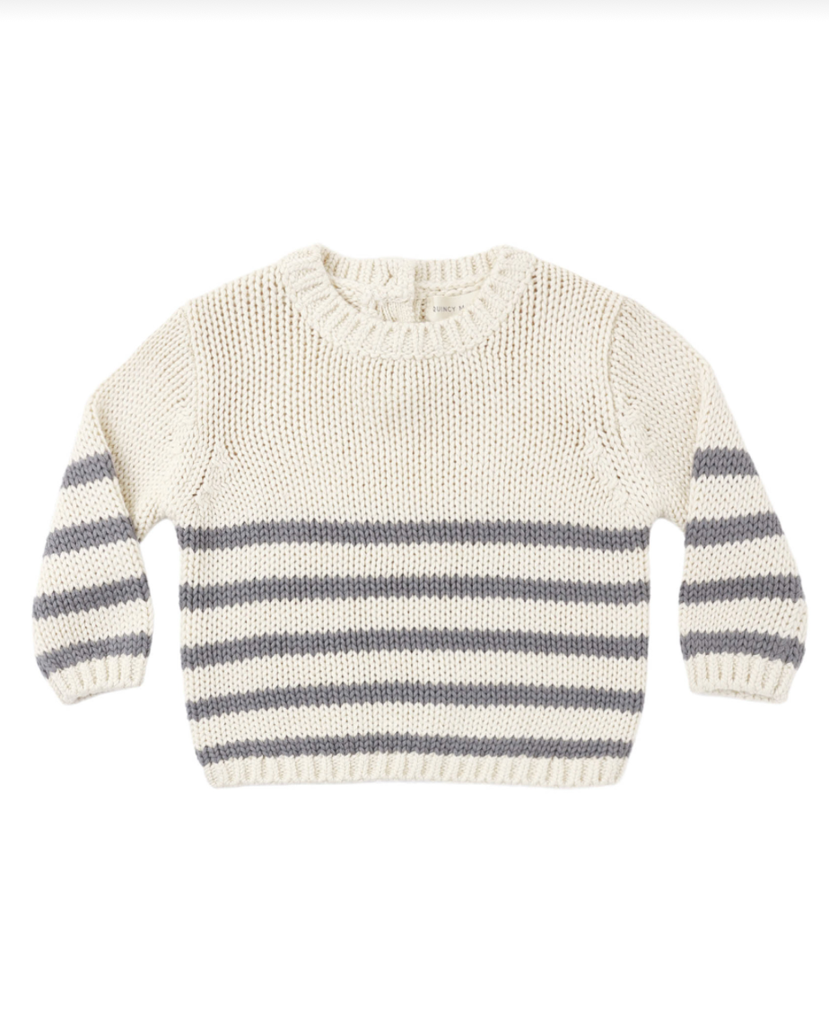 Rex Sweater Slate Stripe