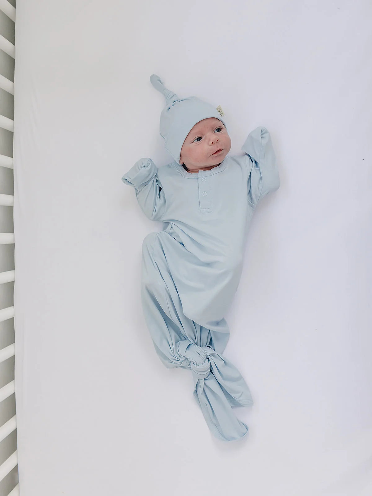 Baby Blue Bamboo Knot Gown