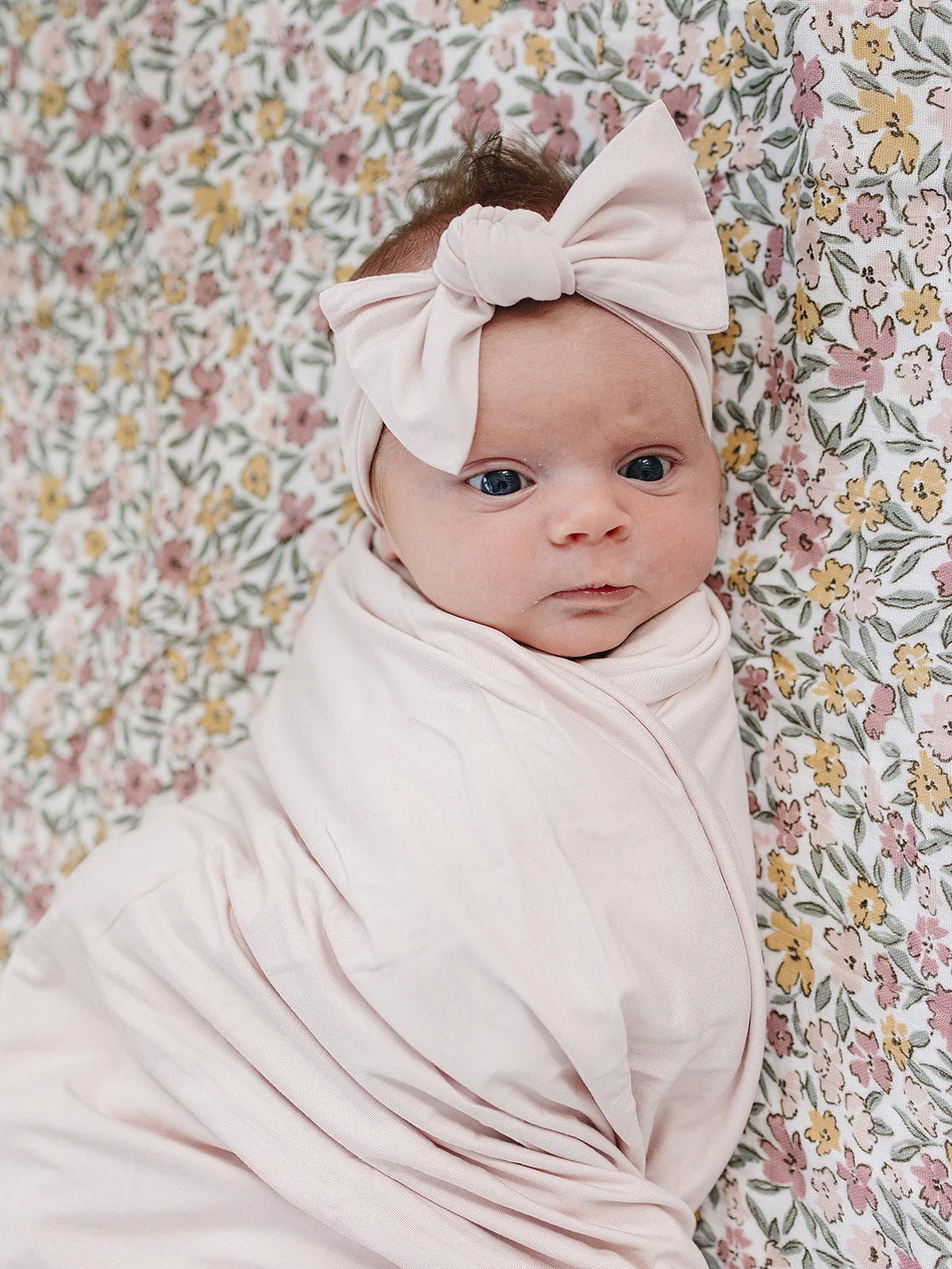 Baby Pink Bamboo Head Wrap