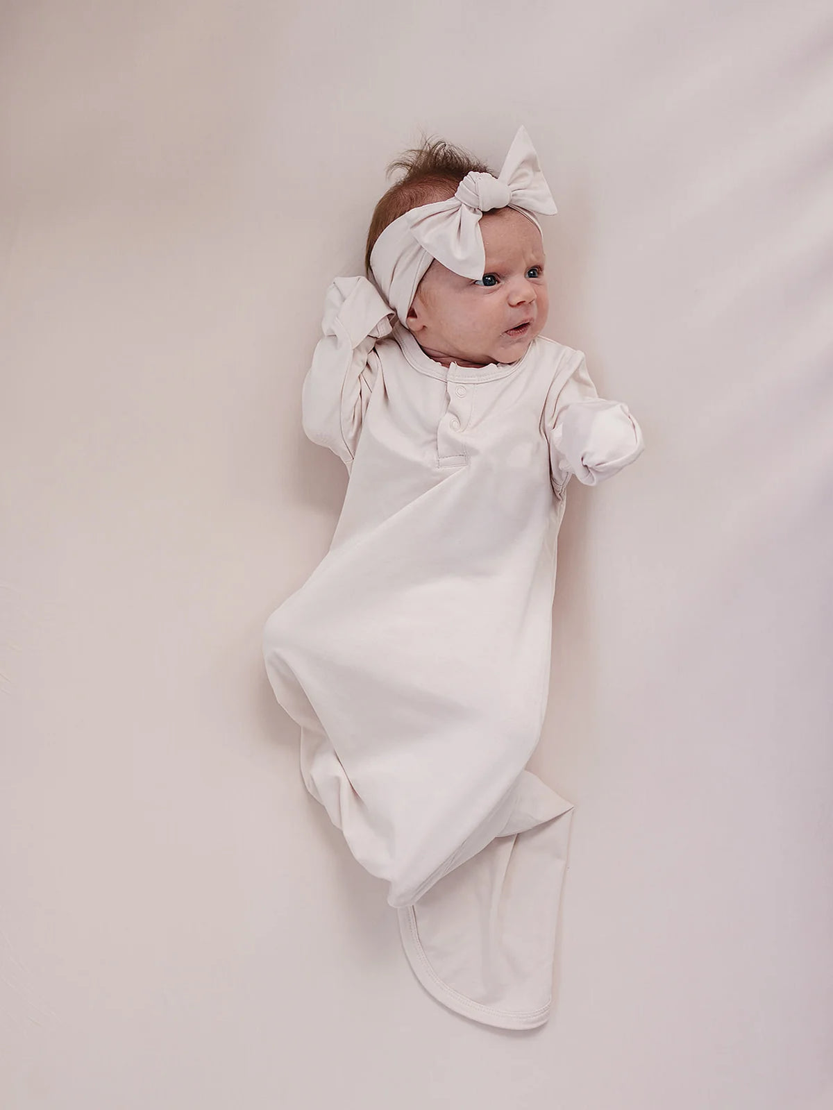 Baby Pink Bamboo Knot Gown