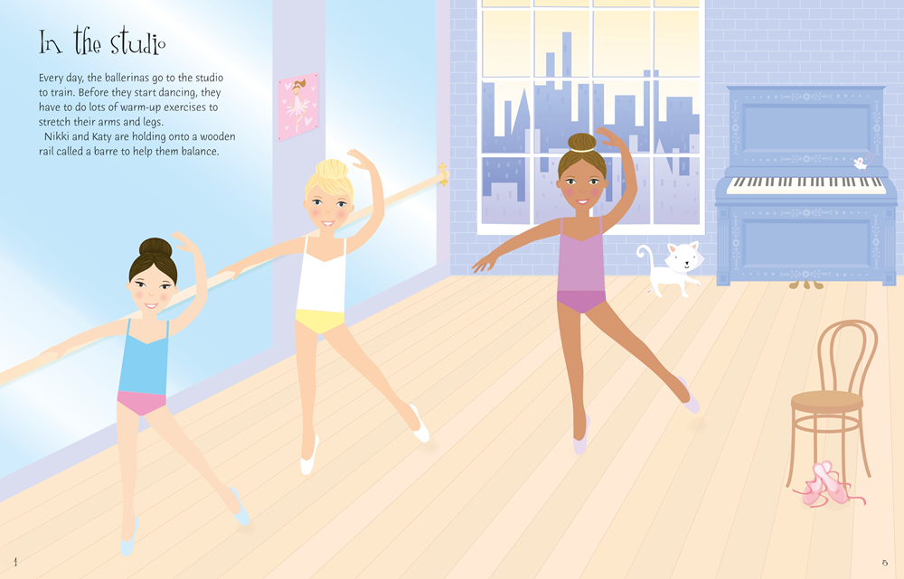 Sticker Dolly Dressing Ballerinas: Usborne