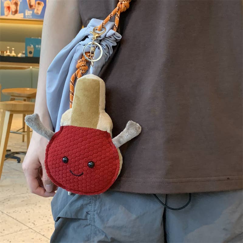 Plush Sports Keychain Bag Charm
