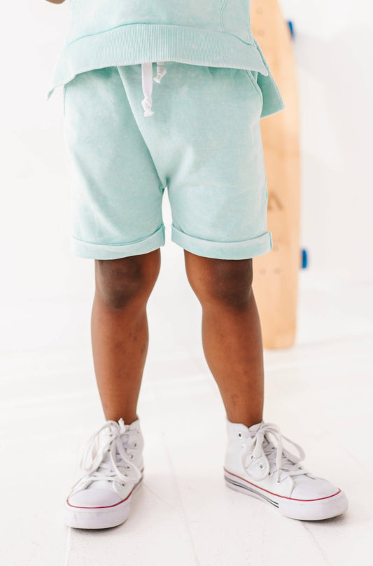 Mint | Harem Shorts (French Terry)
