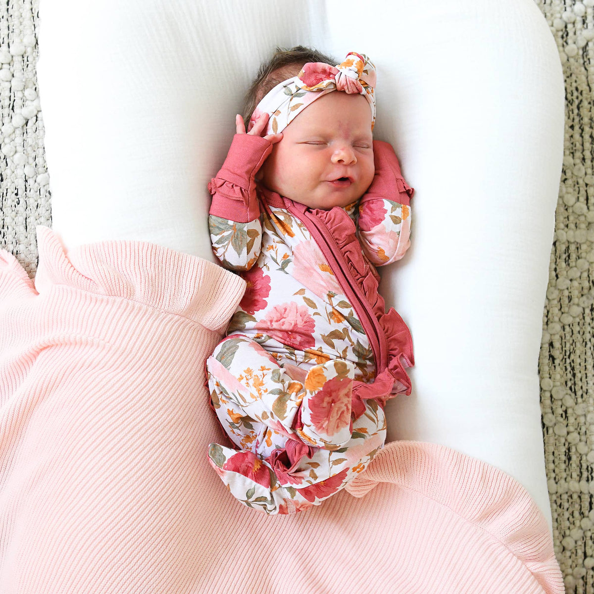 Felicity RUFFLE ZIP Bamboo Pajamas
