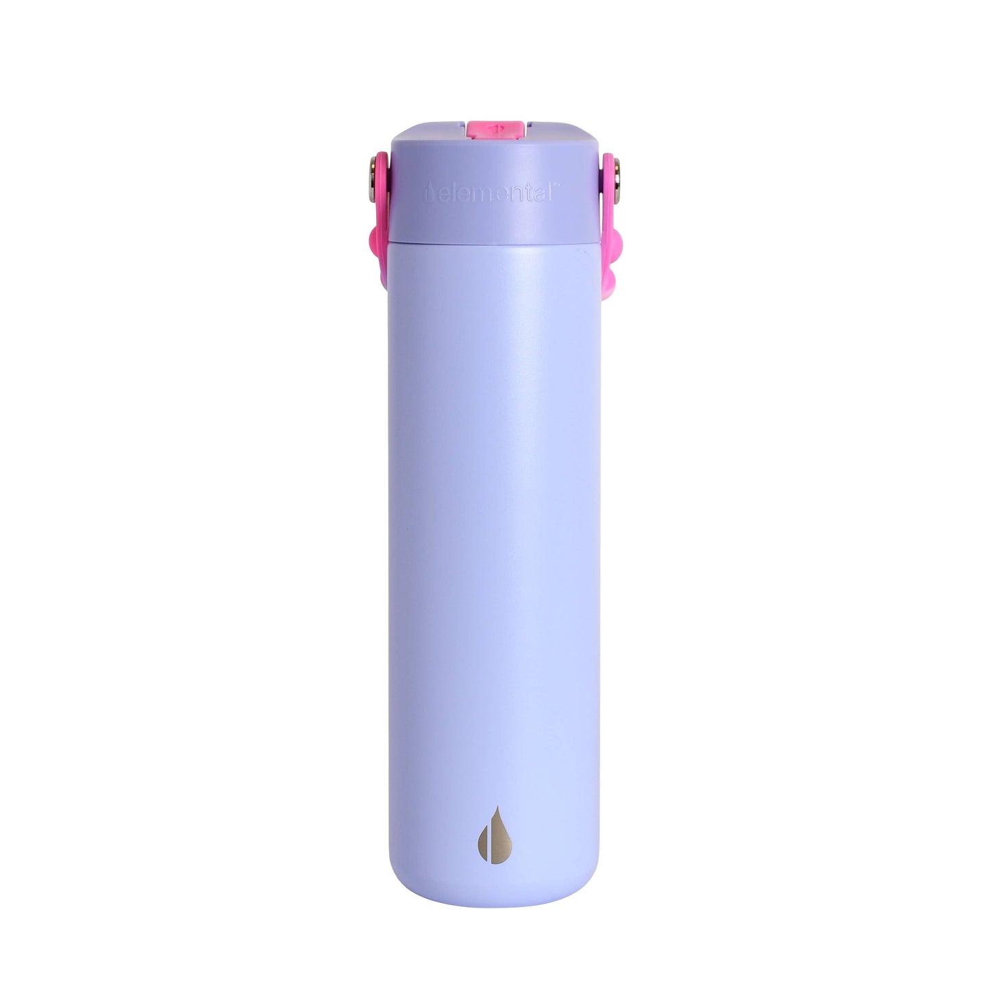 Leakproof Fidget Handle Water Bottle 24oz Lilac Tie Dye