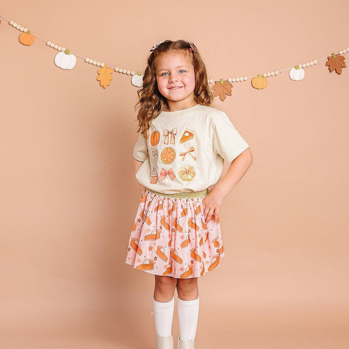 Pumpkin Pie Thanksgiving Tutu Skirt