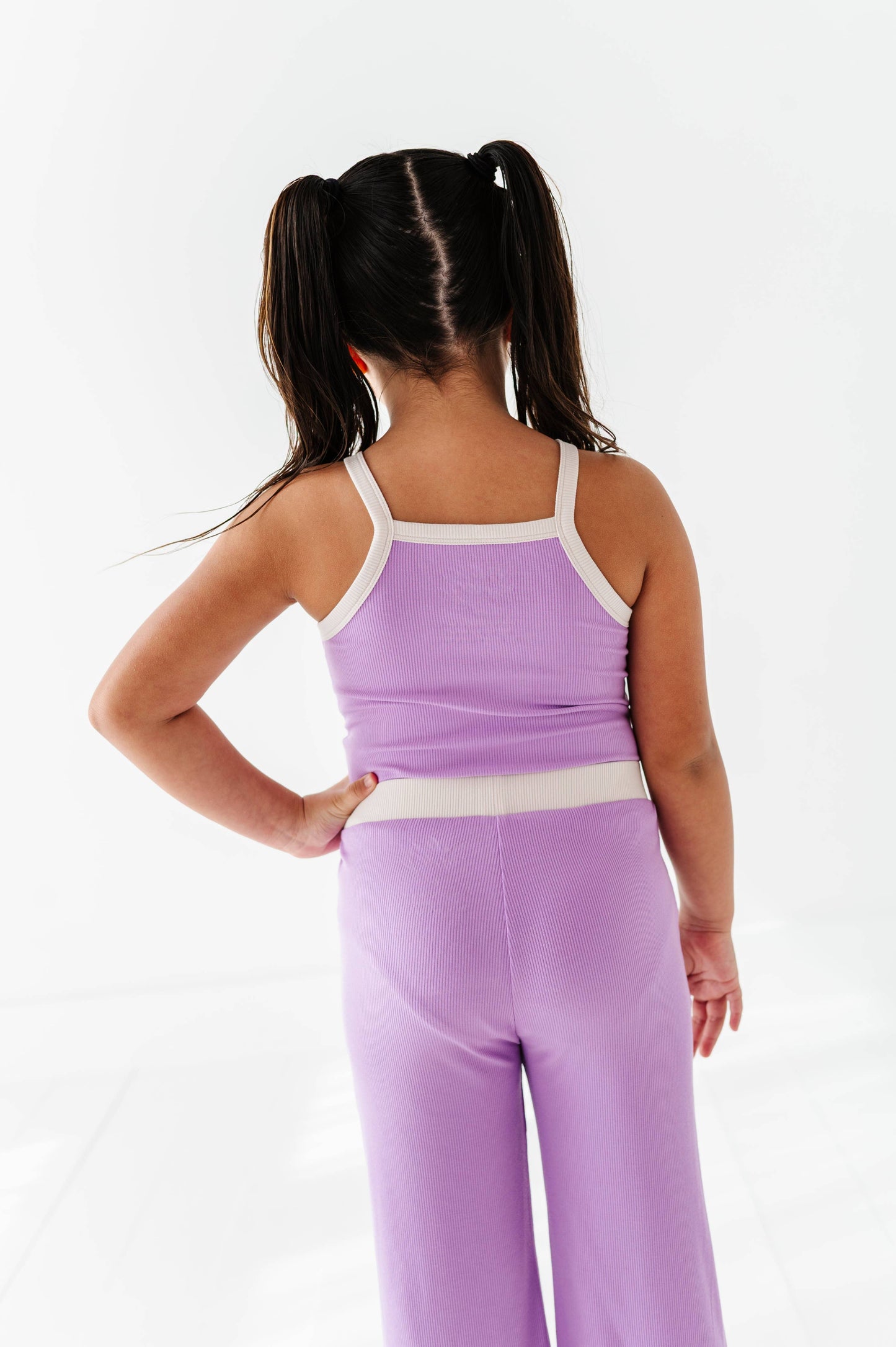 Pixie Purple | Tank + Wide Leg RIB Set