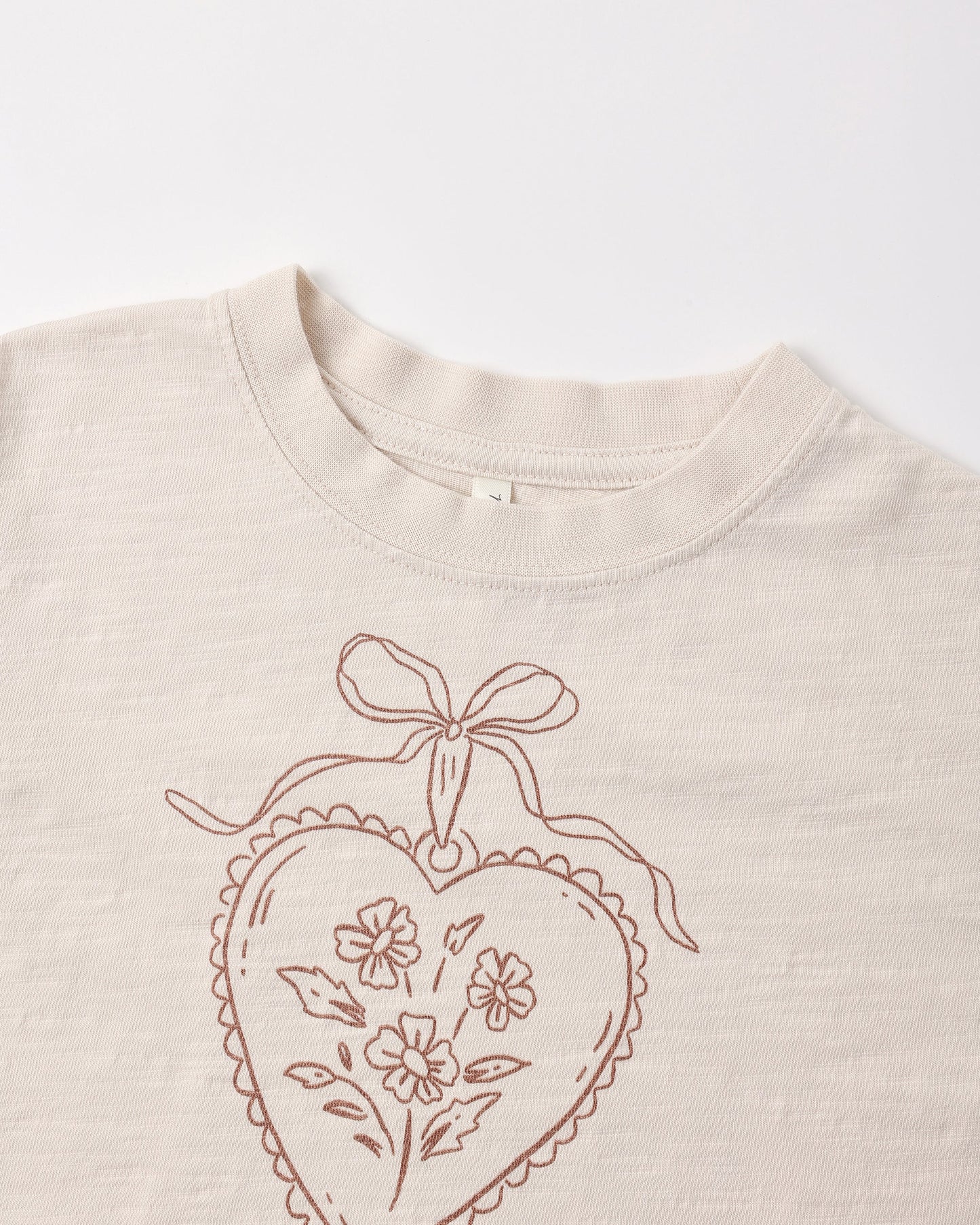 Boxy Tee Heart Locket