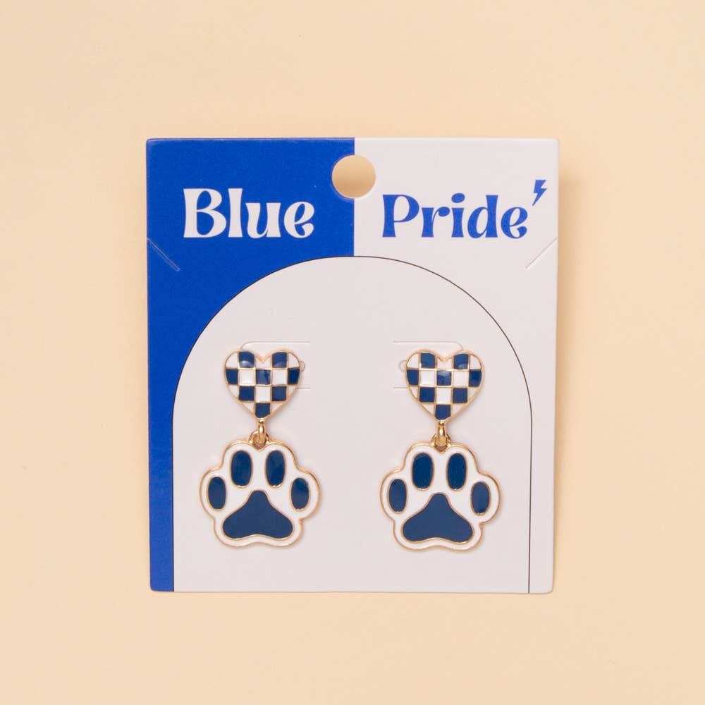 Gameday Checkered Earrings